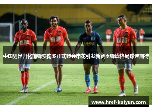 中国男足归化前锋费南多正式转会申花引发新赛季锋线格局球迷期待
